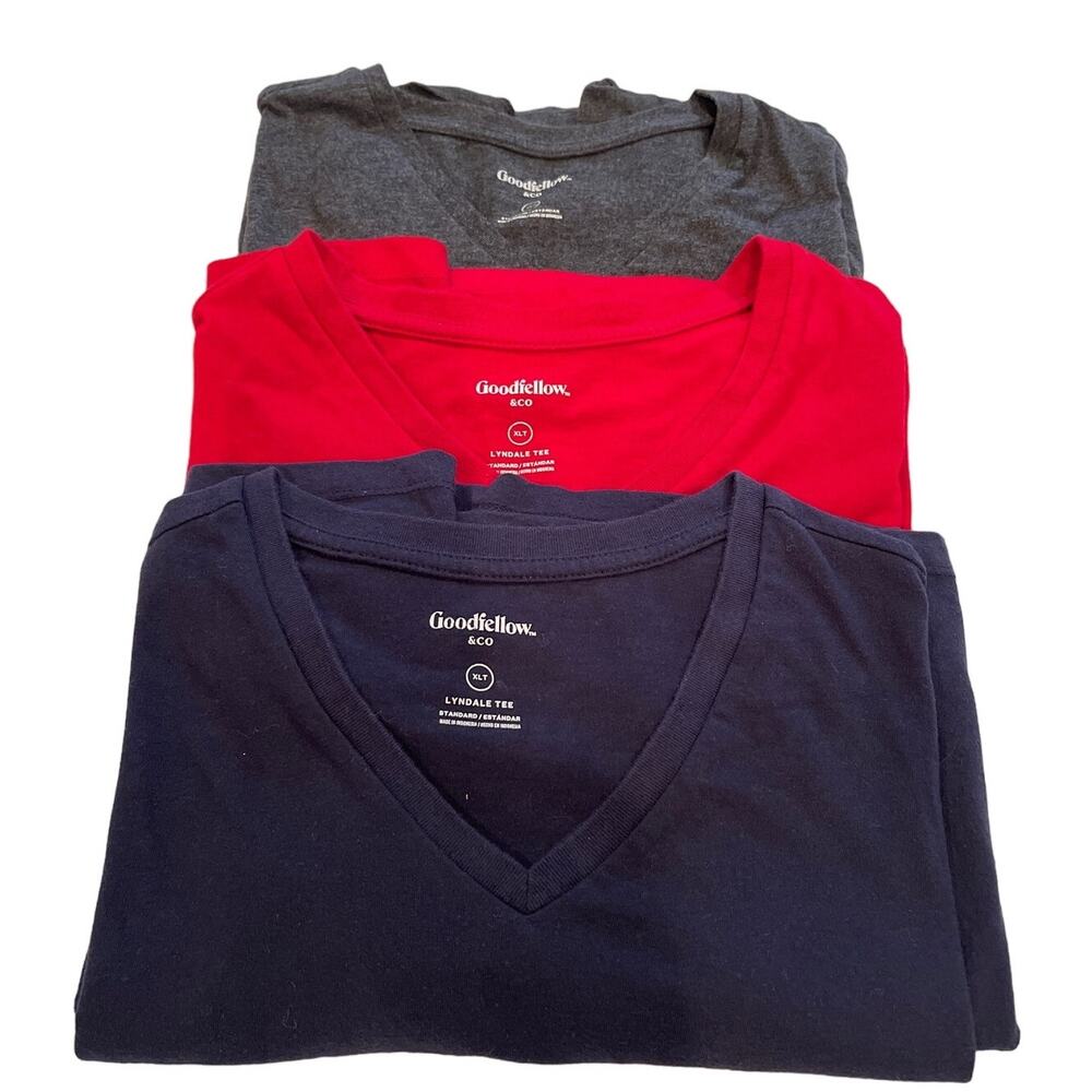 Goodfellow&Co  set of 3 T-shirt  Men  Sz XL pre owned